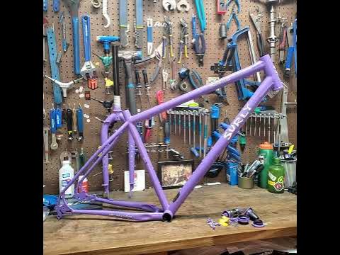 spray painting my bike