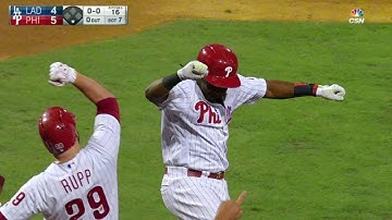 LAD@PHI: Franco belts a go-ahead two-run homer in 7th