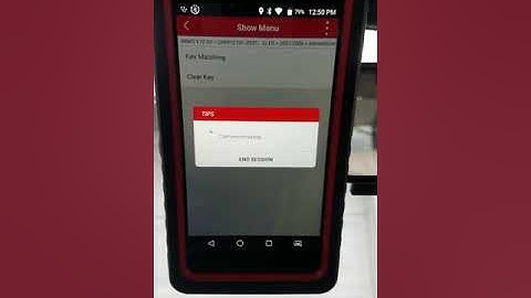 Programming a security/sentry key on 2002 jeep wrangler using the Launch X431 scanner to do it.