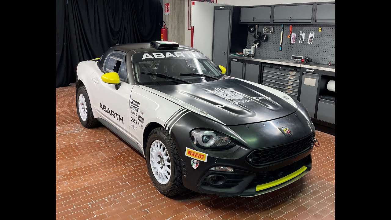 Abarth 124 Rally RGT - 300 cv e trazione posteriore per il ritorno nel rally della spider di Fiat