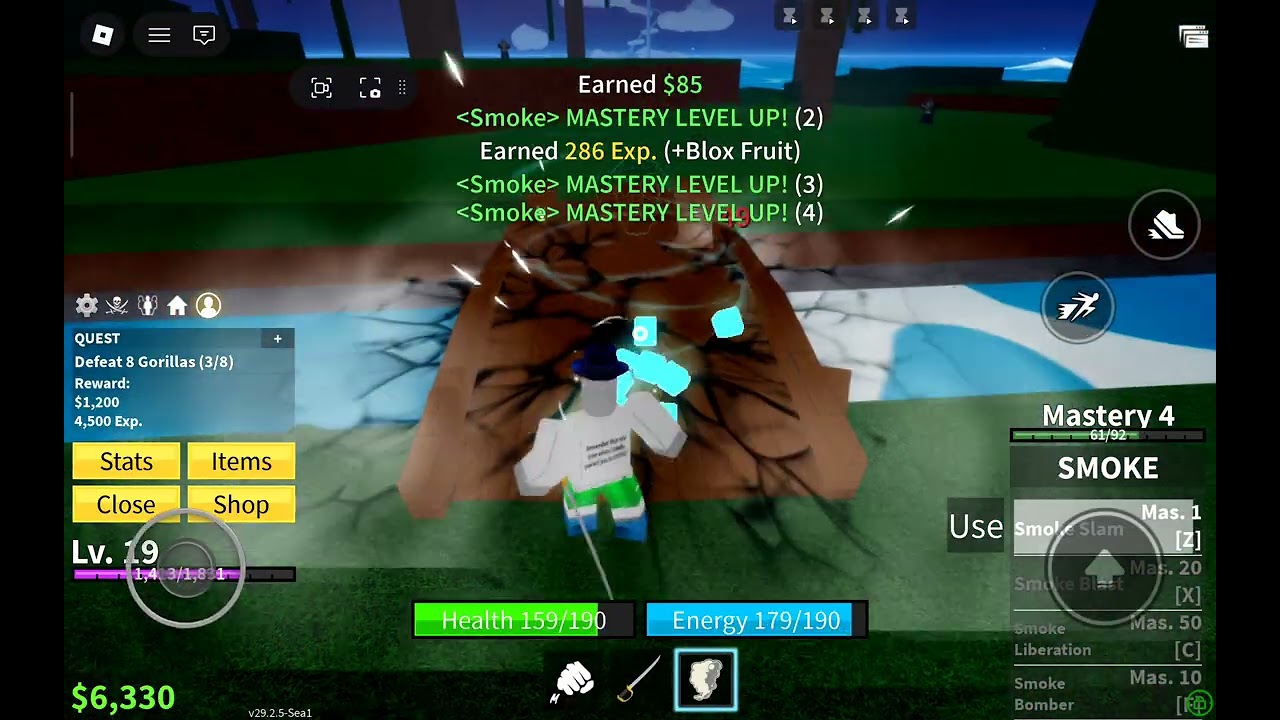 first time playing blox fruits [GRINDING OFF CAM TODAY] TODAY'S LVL IS NOW 100 DOING MORE GRINDING