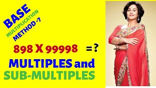 Base method of multiplication | Nikhilam sutra vedic math 🚀(Lecture 7)
