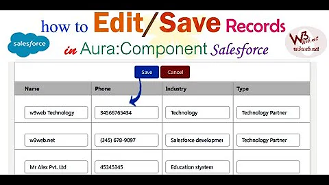 How to you make Edit/Save records of Account on button click using apex class in lightning component