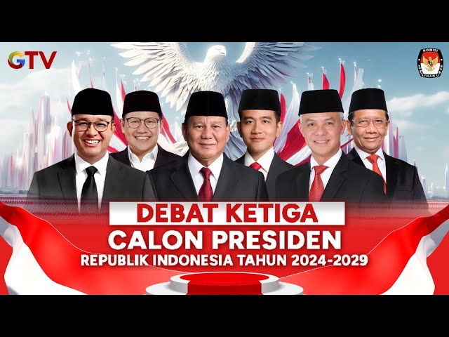 LIVE - Debat Ketiga Calon Presiden Pemilu 2024 class=