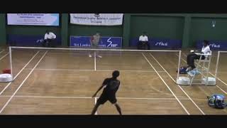Udara Nayanajith Vs Nuwan Hettiarachchi Longest Rally Badminton Mens Singles