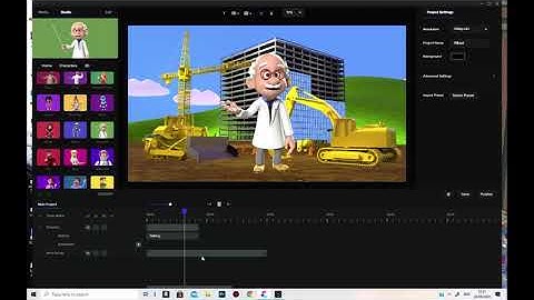 resizing backgrounds and character animation in create studio