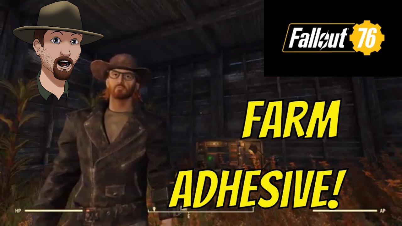 Fallout 76 How to make an Adhesive Farm! YouTube