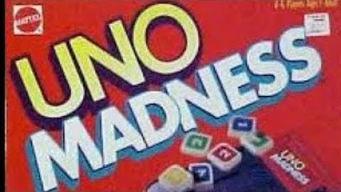 Ep 15: Uno Madness Board Game Review (Mattel 1995) + How To Play
