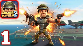 Major Mayhem 2 Part 1 Gameplay Walkthrough | iOS Android Full Mobile Let's Play screenshot 1