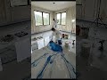 Satisfying Blue Lightning Epoxy Floor Transformation 💎⚡ #epoxyfloor #shorts #art