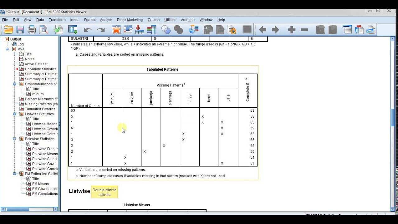 Missing data analysis - YouTube