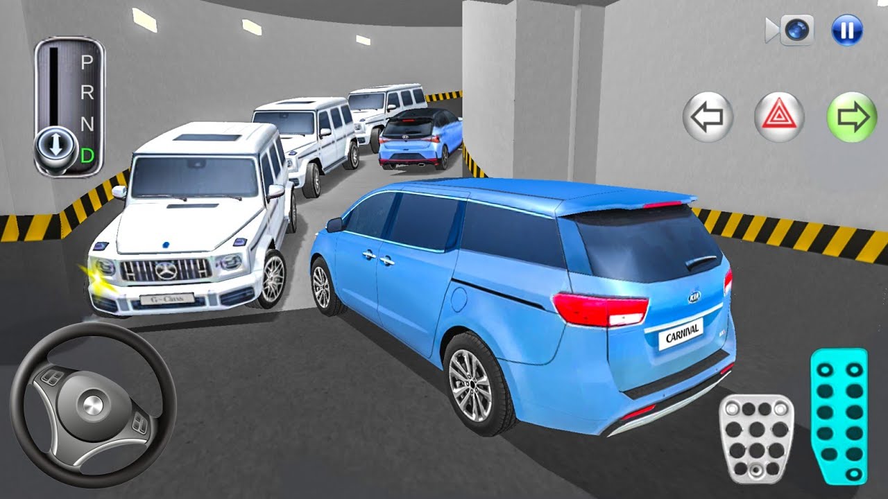 New Old KIA Carnival MPV car Stuck in Parking Garage - Android iOS 3D Driving Class - Gameplay 2025