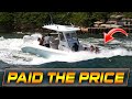 BOATERS IGNORE WARNING AND PAY THE PRICE AT BOCA INLET !! | HAULOVER INLET | WAVY BOATS