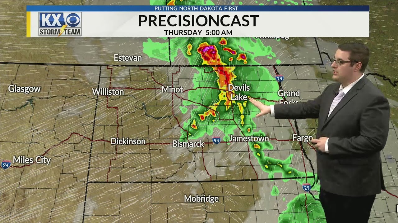 Rain moves out this morning with temperatures on the rise and fall for ...