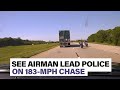 Watch Oklahoma airman take police on a 183-MPH high speed chase and quickly REGRET it