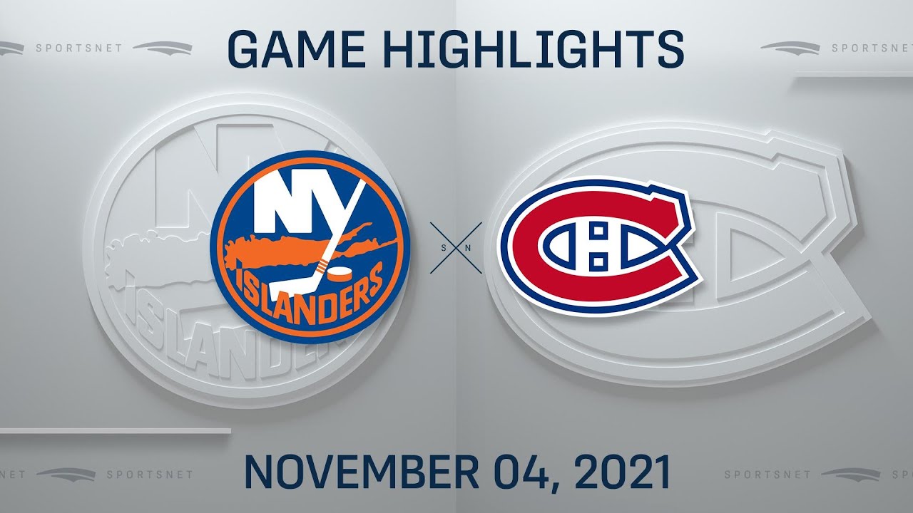 NHL Highlights | Islanders vs. Canadiens - Nov. 4, 2021