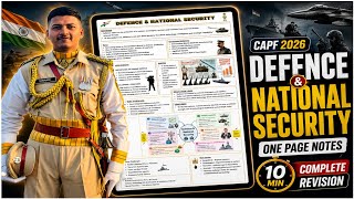 CAPF 2026 One Page Notes | Defence & National Security | Most Important Topic @aimarmedforces