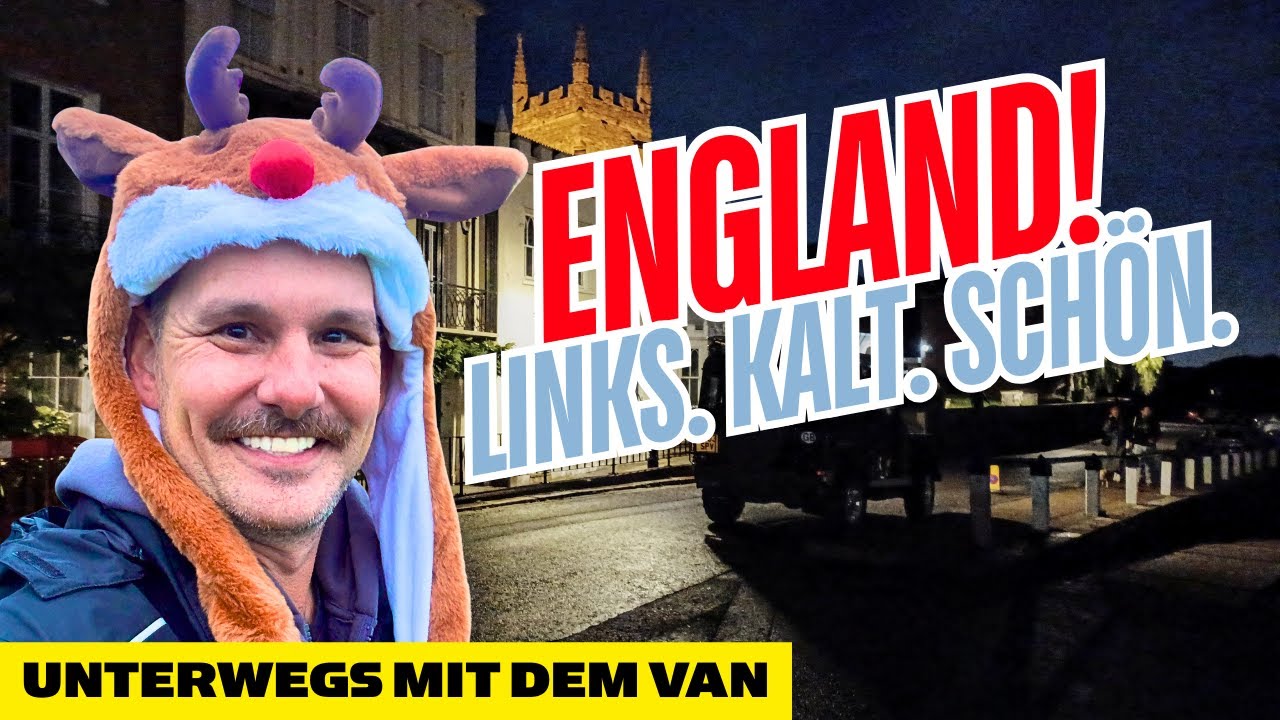 England im Winter. Linksverkehr im Kopf, Gänsehaut draussen.