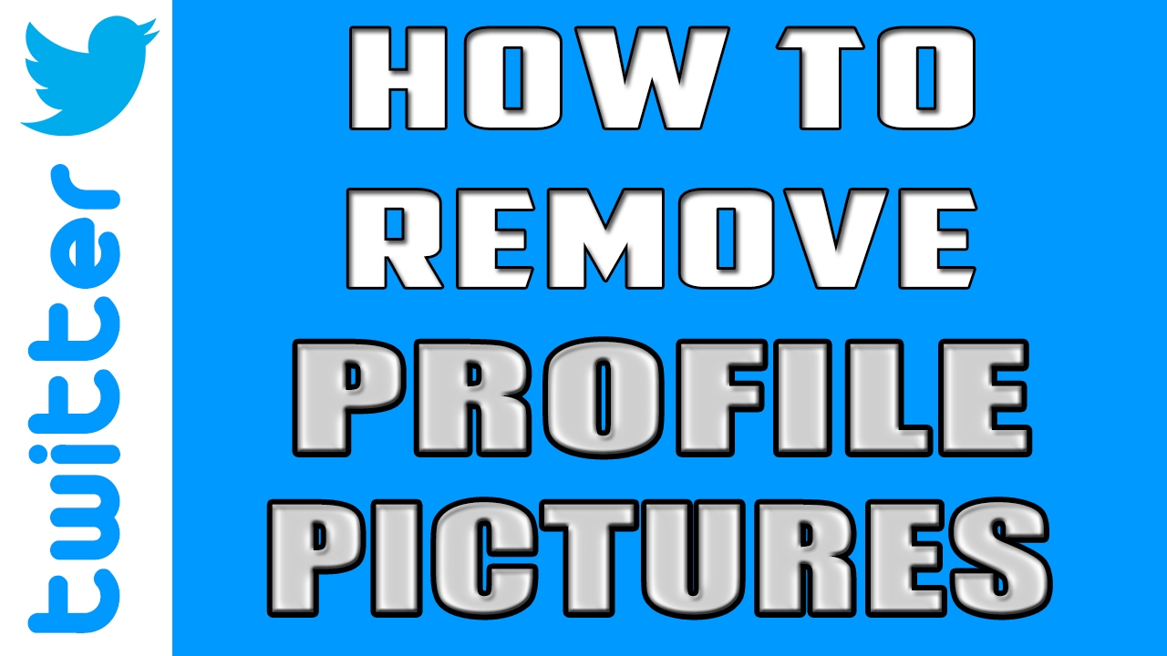 How to Remove Profile Picture in Twitter  How to Change Twitter