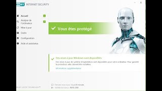 Activer Eset Smart Security gratuitement jusqu'à 2021 ( clés d'activation) Activer Eset Smart Security gratuitement jusqu'à 2021 ( clés d'activation)