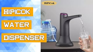 HiPiCok Water Dispenser USB Water Pump 19 Liters Bottle Mini Automatic Electric Water Gallon Bottle