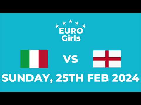 Final: Italy vs. England - Euro Girls 2024