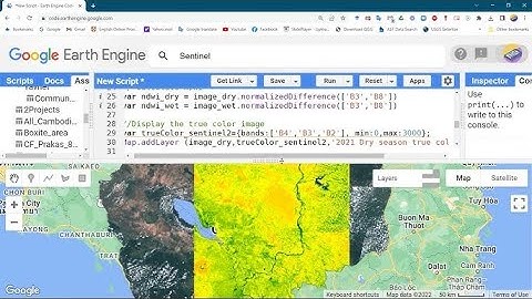 How to calculate any index (NDVI, NDWI, NDSI, MNDWI, MSAVI, SAVI) using Google Earth Engine