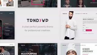 Trendy - Creative Multi-Purpose WordPress Theme | Themeforest Website Templates and Themes