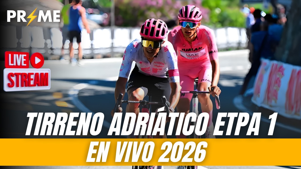 TIRRENO ADRIATICO ETAPA 1- EN VIVO 2026 || ISAAC DEL TORO VS CARAPAZ
