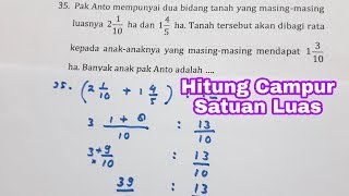 Materi simulasi unbk smp matematika 2018/2019 hitung campur pecahan