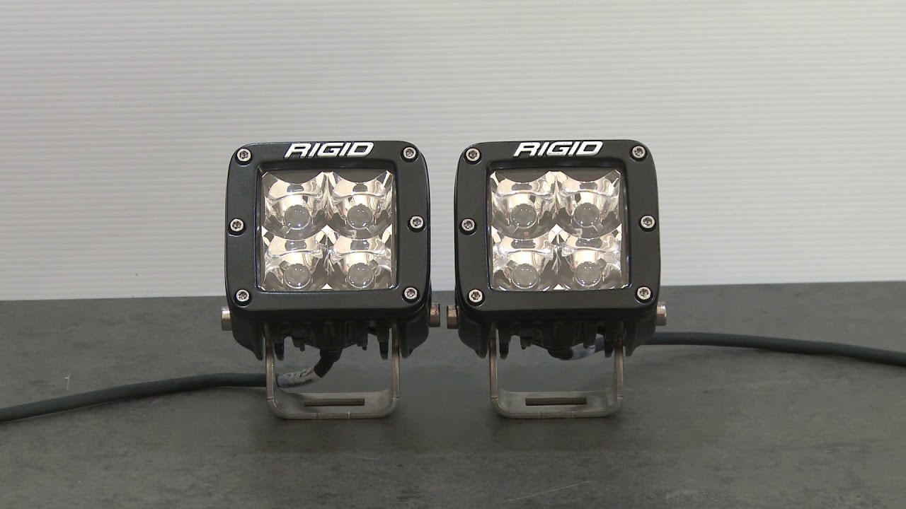 ALL MAKES AND MODELS RIGID INDUSTRIES BLACK WHITE 1X2 LED SCENE LIGHT...