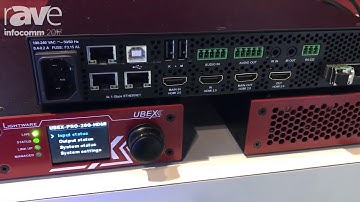 InfoComm 2017: Lightware Shows Off AV Over IP Solution Ubex