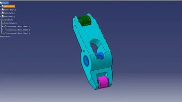 Mastering Catia V5: Engine Rockers Assembly Tutorial #catia @Free_cad_tutorial