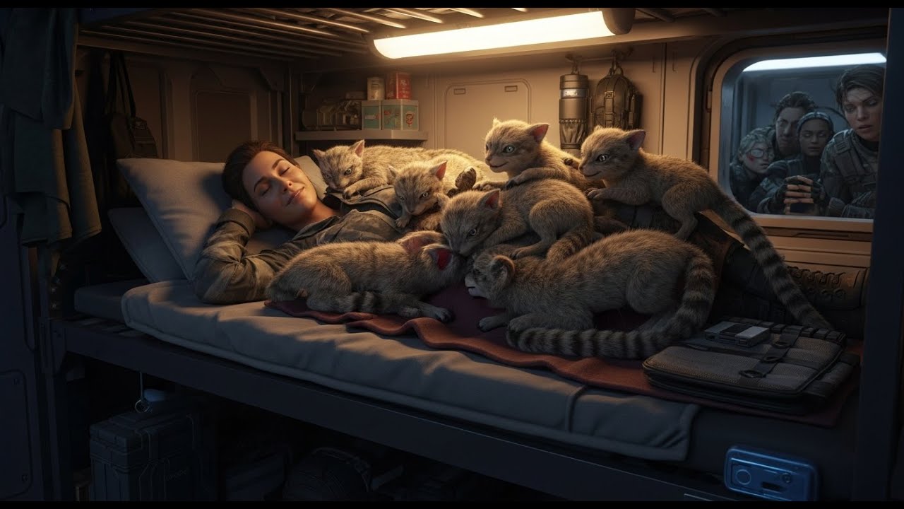 The Predator Cubs Discovered the Human Napping, They Piled On Top Until She Couldn’t Move | HFY