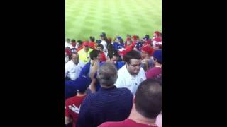 World Series 2011 game3 guy gets ejected from game