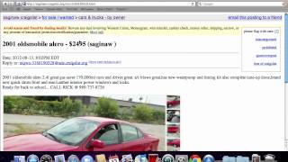 Craigslist Midland Michigan Used Cars for Sale - By Owner Options Save Buyers Cash