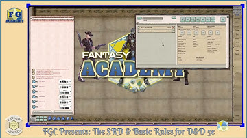 FG College Presents: Fantasy Grounds Unity The SRD & basic Rule for DnD5e.