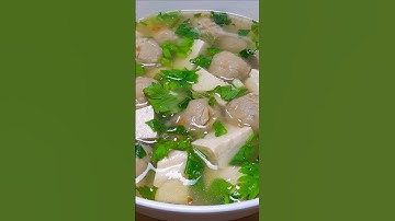 Thumbnail of SEGER BANGET ‼️ RESEP SUP BAKSO DAN TAHU PUTIH.