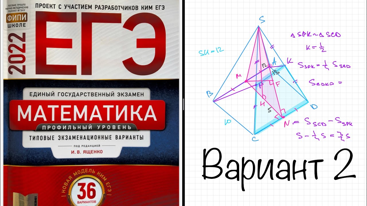 Типовые задания математика егэ ященко