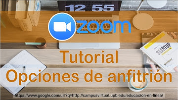 Video tutorial Zoom - Opciones de anfitrión