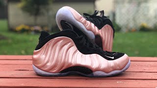 Nike Air Foamposite Rust Pink Up Close Look, Review And On Foot