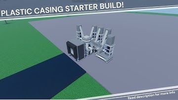 Build Your Factory Tycoon plastic casing starter build