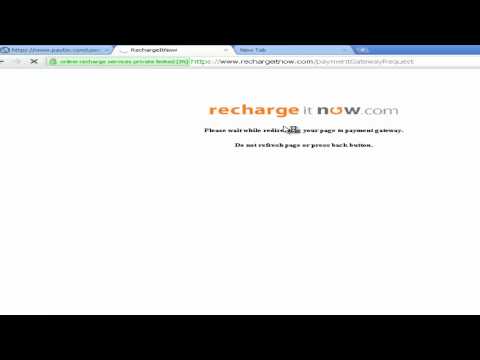 How To: Tata Docomo Online Recharge