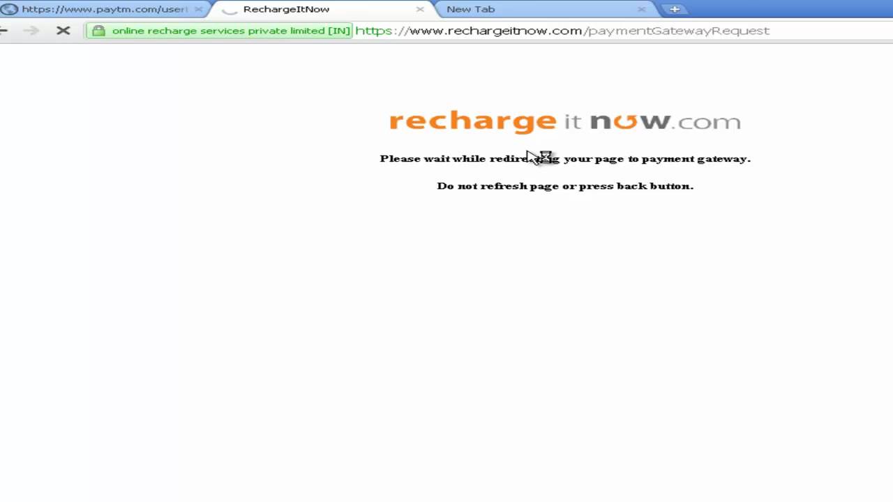 How To: Tata Docomo Online Recharge