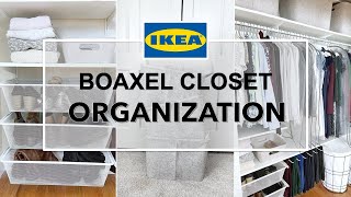 [ANOTHER] CLOSET MAKEOVER: Installing Ikea Boaxel System - master bedroom closet organization