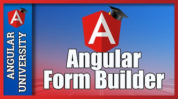 💥 Angular Form Builder API -  How to write more concise Reactive Forms