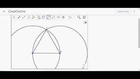 Geometric Construction: Equilateral Triangle