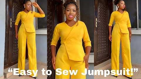 This Jumpsuit Turned Out TOO Fine!  Easy Sewing Tutorial