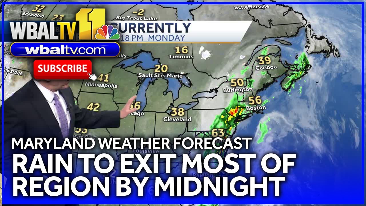 Maryland weather forecast: Light rain showers to taper off around ...