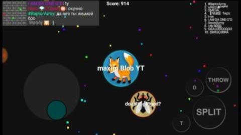 BLOB | BEST MOMENTS #2 DOUBLE TRICKSPLIT , DOUBLESPLIT (Agar.io)